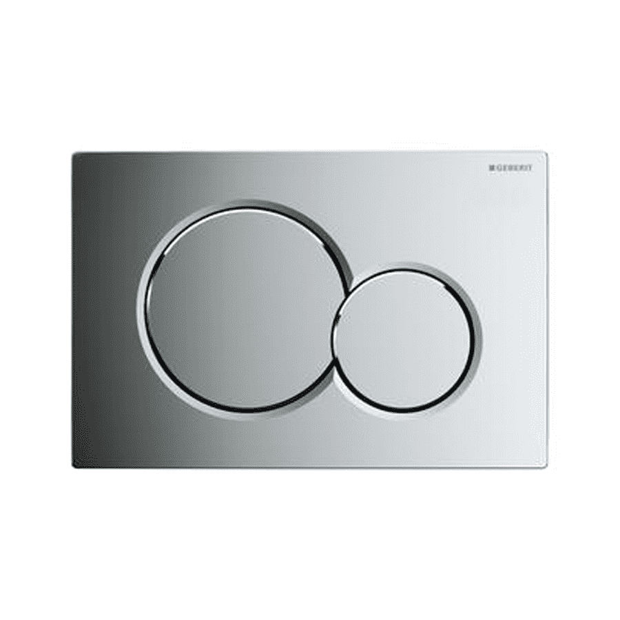 Nút xả thải bồn cầu màu chrome sáng Sigma01 588.53.502